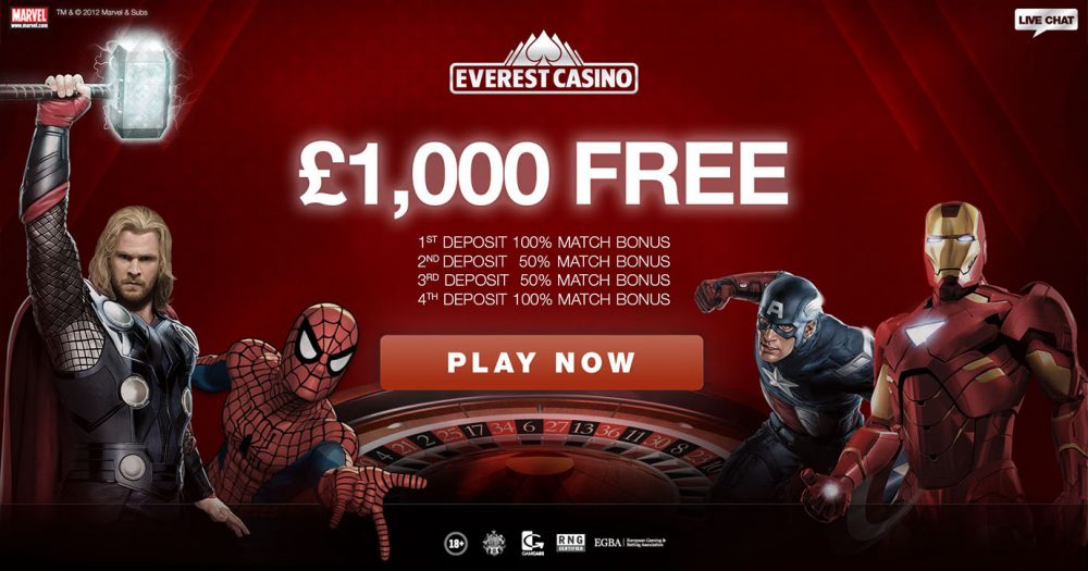 Everest £1000 Free Welcome Offer (18+. T&C apply)