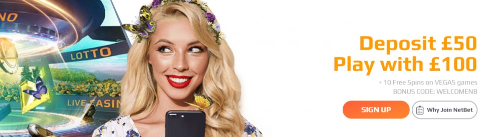 NetBet Welcome Bonus! (18+. T&C apply)