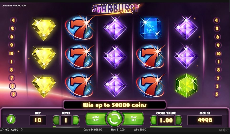 Starburst slot casinopeep